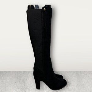 French Blu Heeled Tall Boot‎ New